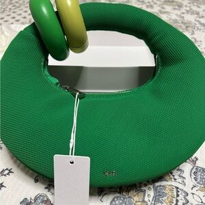 Green Crescent Handle Bag JW PEI (NWT)